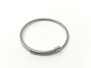 Stainless Steel Twisted Expander Bracelet